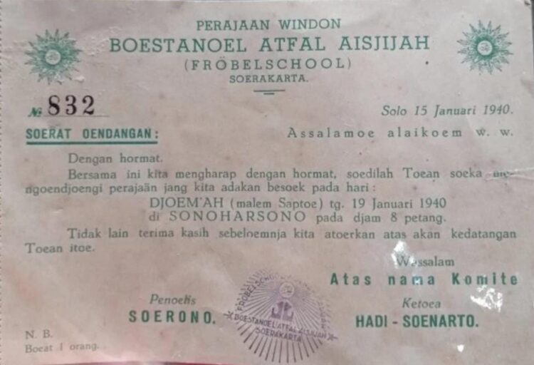 Komite TK ABA Sudah Ada Sebelum Indonesia Merdeka