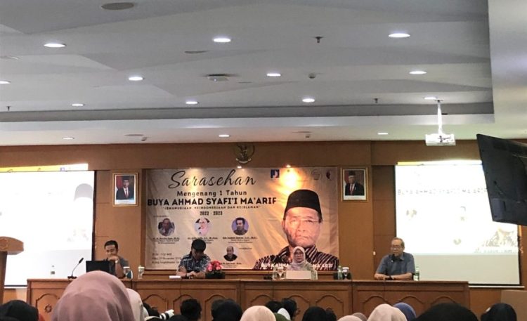 Kenang Satu Tahun Wafatnya Buya Syafii, Pascasarjana UMY Gelar Sarasehan